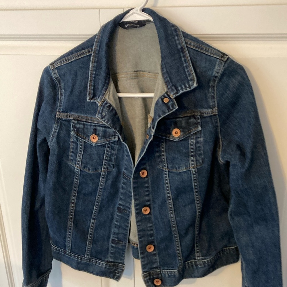 Lands End Denim Blue Women's Jacket